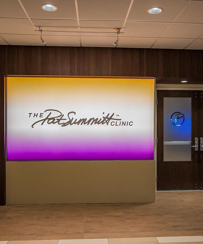 Entrance to The Pat Summitt Clinic